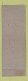 Matchbook Cover - Curlee Men's Clothes Tanner's