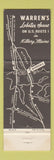 Matchbook Cover - Warren's Lobster House Kittery ME