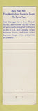 Matchbook Cover - Wyo Motel Laramie WY Best Western