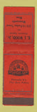 Matchbook Cover - EJ Wood Atlantic Life Insurance Minneapolis MN WEAR