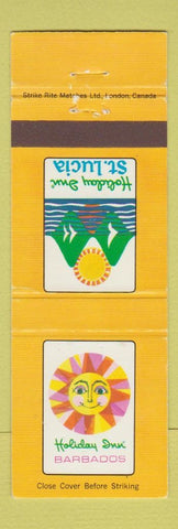 Matchbook Cover - Holiday Inn Barbados St Lucia WEAR