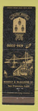 Matchbook Cover - Shaw Hotel San Francisco CA