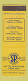 Matchbook Cover - Hotel Whitman Pueblo Colorado