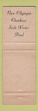 Matchbook Cover - Seaside Hotel Atlantic City NJ