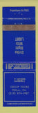 Matchbook Cover - Light Group Tours Philadelphia PA WEAR
