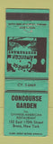 Matchbook Cover - Concourse Garden Chinese Bronx NY restaurant WEAR