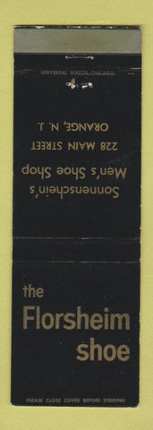 Matchbook Cover - Florsheim Shoes Orange NJ WEAR