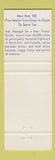 Matchbook Cover - The Cliff Motor Lodge Rawlins WY Best Western