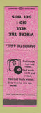 Matchbook Cover - Woodinville Tavern WA