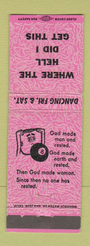 Matchbook Cover - Woodinville Tavern WA