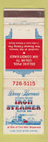 Matchbook Cover - Iron Steamer Motor Inn WORN