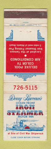 Matchbook Cover - Iron Steamer Motor Inn WORN