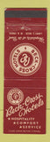 Matchbook Cover - Beck Cross Hotels Colorado KS MO CHAIN