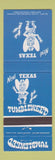 Matchbook Cover - Texas Tumbleweed Houston Pasadena Humble Addison TX