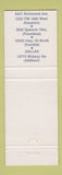 Matchbook Cover - Texas Tumbleweed Houston Pasadena Humble Addison TX