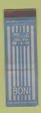 Matchbook Cover - Boni New York City restaurant