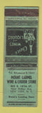 Matchbook Cover - Mount Carmel Wine Liquor Store New York City WORN