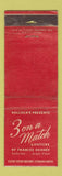 Matchbook Cover - 3 on a Match Lipsticks Frances Denney Bullocks WORN