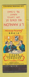 Matchbook Cover - LF Hanlon Tobacco Cigars Albany NY
