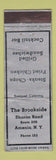 Matchbook Cover - The Brookside Amenia NY low phone # restaurant WEAR