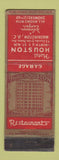 Matchbook Cover - Hotel Houston Washington DC WEAR