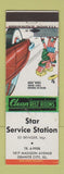 Matchbook Cover - Star Service oil gas Ed Bringer Granite City IL