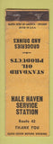 Matchbook Cover - Hale Haven Service Station Standard oil gas WORN