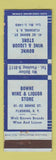 Matchbook Cover - Bowne Wine Liquor Store Flushing NY