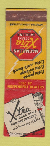 Matchbook Cover - MacMillan oil gas CROWN