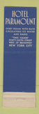 Matchbook Cover - Billy Rose's Diamond Horseshoe girlie New York City