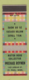Matchbook Cover - Michael Reyner Match Collector St Paul MN SAMPLE
