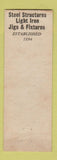 Matchbook Cover - Buffalo Structural Steel Corp NY