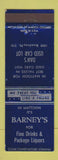 Matchbook Cover - Barney's Mattoon IL Dan's Used Cars