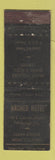 Matchbook Cover - Wagner Hotel Pittsburgh PA WORN
