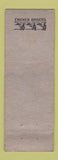 Matchbook Cover - Cricket Camp Cabins Corchran Field GA? WEAR