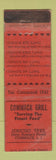 Matchbook Cover - Commack Grill LI NY WORN