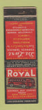 Matchbook Cover - Royal Bus Lines New York City Sullivan County WEAR