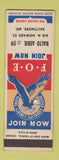 Matchbook Cover - Eagles Club Baltimore MD Balto Aerie