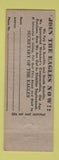 Matchbook Cover - Eagles Club Baltimore MD Balto Aerie