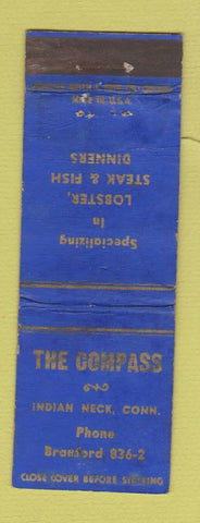 Matchbook Cover - The Compass Restaurant Indian Neck CT WORN