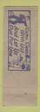 Matchbook Cover - New York Cleaners Lawrence KS WEAR