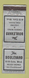 Matchbook Cover - The Boulevard Bar Denver? WEAR