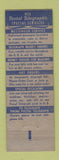 Matchbook Cover - Greyhound Bus Lines WEAR