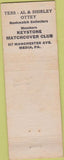 Matchbook Cover - Ottey Print Shop Media PA pinup