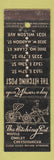 Matchbook Cover - The Hitching Post Restaurant Chicago IL FEATURE WEAR