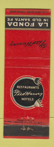 Matchbook Cover - Fred Harvey La Fonda Santa Fe NM WEAR