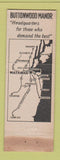 Matchbook Cover - Buttonwood Manor Matawan NJ