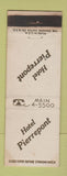 Matchbook Cover - Hotel Pierrepont Brooklyn NY WEAR