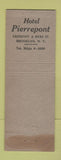 Matchbook Cover - Hotel Pierrepont Brooklyn NY WEAR