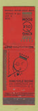 Matchbook Cover - King Cole Room Washington DC feature WEAR